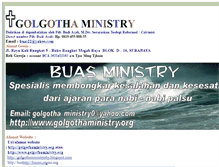 Tablet Screenshot of golgothaministry.org